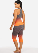 Load image into Gallery viewer, Orange Color Women,s Activeware Sports Set 2 PCS SP-08CASET