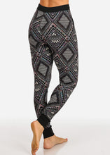 Load image into Gallery viewer, Black Checker Women&#39;s Pattern Joggers Wais Band L-467