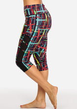 Load image into Gallery viewer, Multi Color Reddit  Women&#39;s Capri Leggings Pull on Style D1086