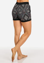 Load image into Gallery viewer, Diamond Pattern Women,s Side Pockets Shell Shorts L-507