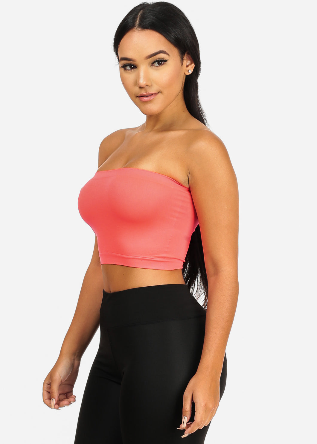 Strapless Women's Coral Tube Top One Size BRA-1115
