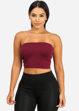 Load image into Gallery viewer, Strapless Women&#39;s Jam Color Tube Top One Size BRA-1115