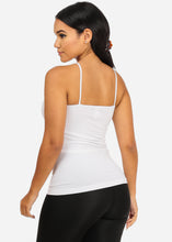 Load image into Gallery viewer, Women&#39;s Spaghetti Strap Pearl White Color Sleeveless Top T-03R